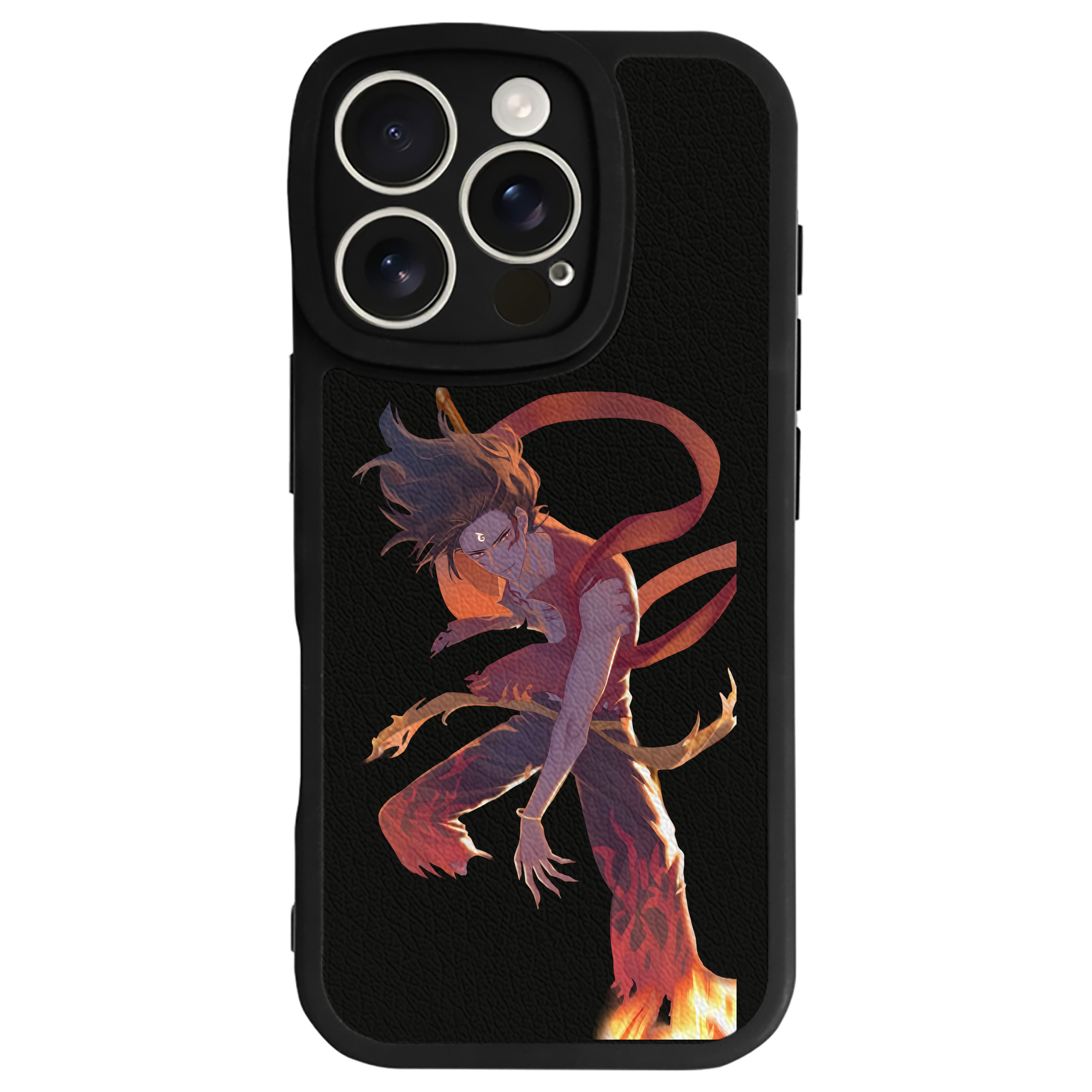（画像用） Ne Zha 2 ナタ 魔童の大暴れ 【iPhone 16シリーズ対応】シリコンスマホケース（レザー調） 材質：シリコン